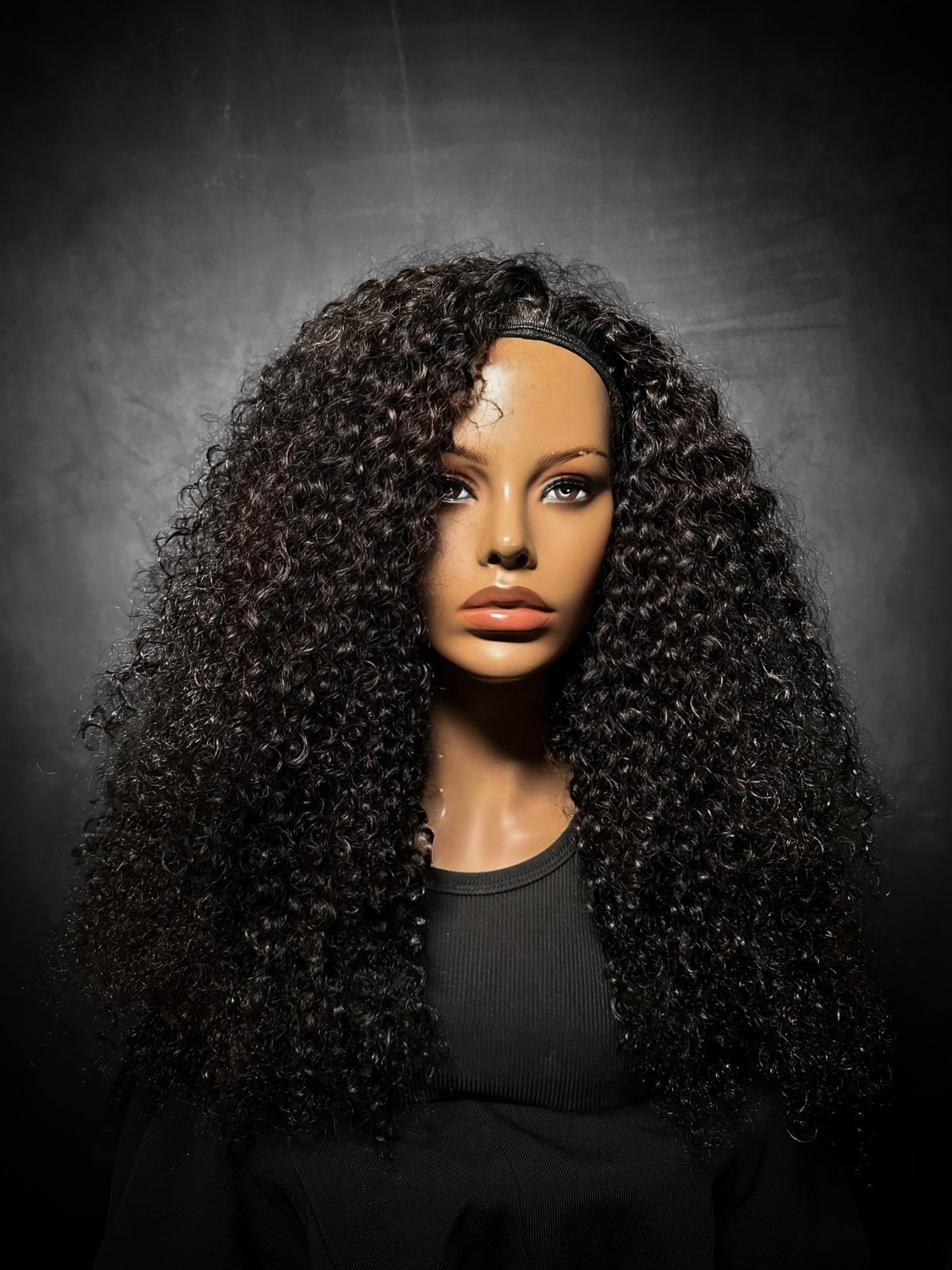 Curly Flip-Over Wig